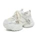 Platform Sole Student Dad 2025 New Spring Mesh Small Size Simple Sports Casual Shoes For Women_voghion.com