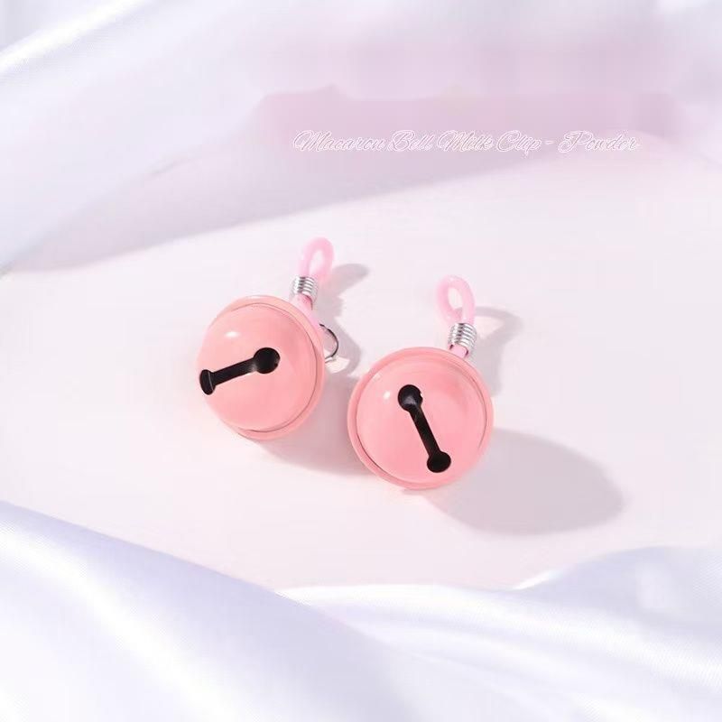 Matte Peach Heart Nipple Clamps Outdoor Fun Elastic Adjustable Outfit Training Restraint Adult Toy Clips_voghion.com