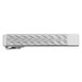 Kelly Waters Rhodium-plated Chevron Pattern Tie Bar_voghion.com