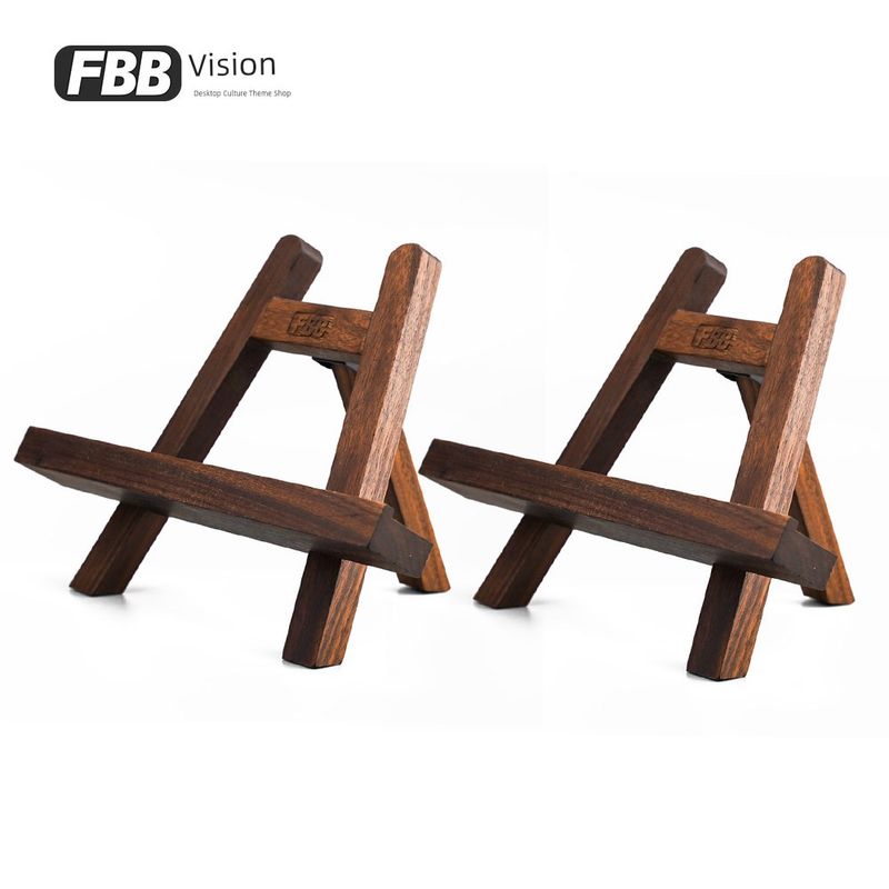 FBB Orijinal Siyah Ceviz Ahşap Ekran Standı Nical Klavye_voghion.com