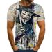 2023 Hot new fashion custom designed Clown 3D printed T-shirt unique short sleeve T-shirt men's clothing_voghion.com