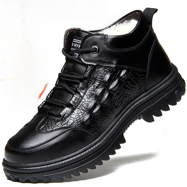 Nowe oddychające skórzane czarno-białe w kratkę męskie na wiosnę 2023, modne młodzieżowe sznurowane buty do chodzenia po deskorolce_voghion.com