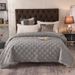 Extra Thick Crystal Fleece Quilted Bedspread - 2.2m Winter Warm Tatami Bedding (Dual Use As Cover & Mattress Pad)_voghion.com