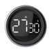 Conto alla rovescia, timer da cucina con rotazione LCD, elettronico, per studio, cottura, schermo digitale, orologio, promemoria, allarme, cronometro magnetico_voghion.com