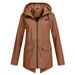 Leichte, wasserdichte Regenjacke mit Kapuze für Damen – Winddichter Outdoor-Mantel, atmungsaktives Polyester, Reißverschluss, Slim Fit (S-XXXL)_voghion.com