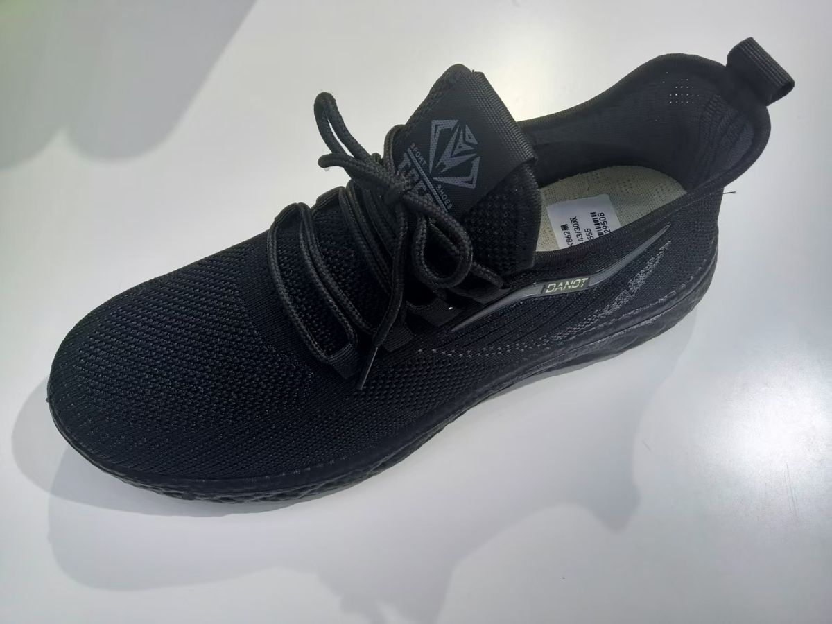 Men's Canvas Running Cloth Shoes RUIK862 Color Black Choose Size And Tell Seller_voghion.com