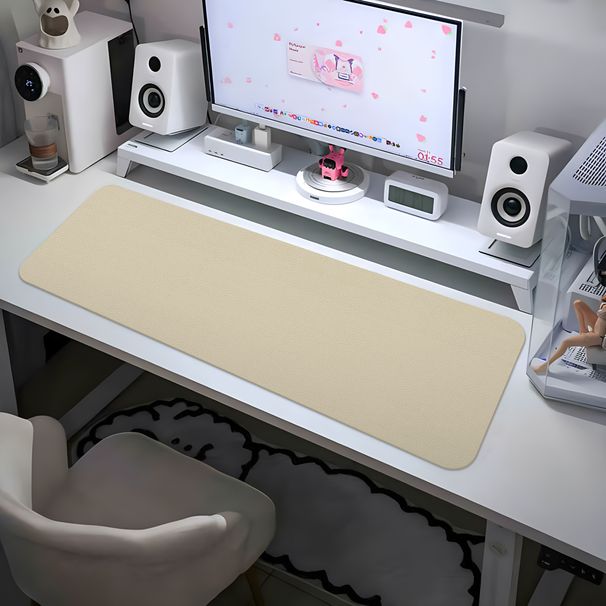 Ongeëvenaarde kwaliteit zwarte oversized muis kantoor groot toetsenbord pad speciaal voor gaming computer bureau leer_voghion.com