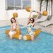 Inflatable Log Game - Water Battle Balance Challenge (2 Players 180cm Non-Slip PVC For Pool/Lake Competitive Floating Game)_voghion.com