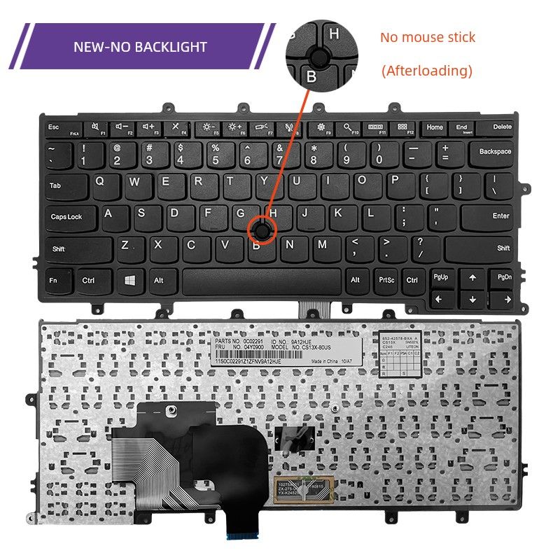 Dotyczy Lenovo ThinkPad X230s X250 X240s X260/S X240 X270 A275 Klawiatura_voghion.com