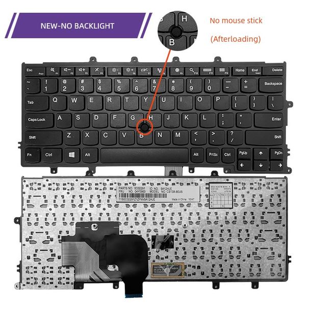 Dotyczy Lenovo ThinkPad X230s X250 X240s X260/S X240 X270 A275 Klawiatura_voghion.com