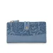 Denim Pattern Wallet Women, Short Style, Korean Version, Multi-Card Slots, Foldable, Long Style For Students, Clutch,_voghion.com