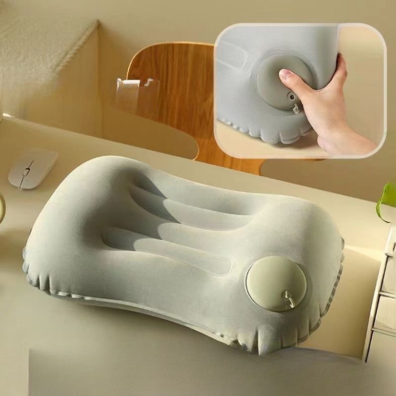 【Price】Convenient Press Inflatable Square Travel Convenient Lumbar Support Pillow Car Seat Artifact Office Compression_voghion.com