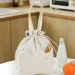 Drawstring Canvas Insulated Lunch Bag Thicken Aluminum Foil Thermal Box Tote Cooler Handbags Picnic Food Dinner_voghion.com