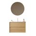 BRON 30' Bathroom Vanity With Sink, Modern Wall-Mounted Floating Plywood Bathroom Storage Cabinet With 2 Drawers, White Ceramic Basin With Sink Hole_voghion.com