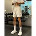 Men's Clothing Sexual Tension Wear Solid Color Shorts Men's Summer Fitness Sports Simple Pants Running Casual Four Point Pants_voghion.com