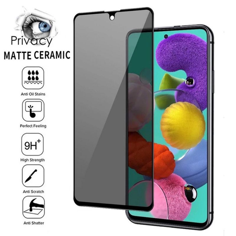 Ochranné sklo na displej pro Samsung Galaxy A53 A54 A34 A13 A33 A52S 5G A12 A14 A32 A50 A51 A21S A02S A03 A04S A01 Antispy sklo_voghion.com