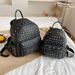 Crystal-Studded Women's Mini Backpack_voghion.com