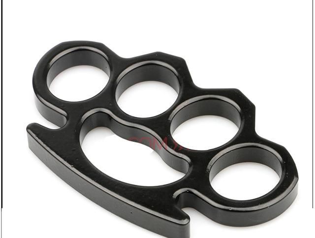 Verdickte Vier-Finger-Schnalle Selbstverteidigung Eisenfaust Verstärkte Zinklegierung Finger Tiger Kampf Fensterbrechen Notfall_voghion.com