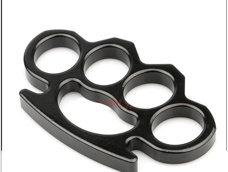 Thickened Four-Finger Buckle Self-Defense Iron Fist Reinforced Zinc Alloy Finger Tiger Combat Window Breaking Emergency_voghion.com