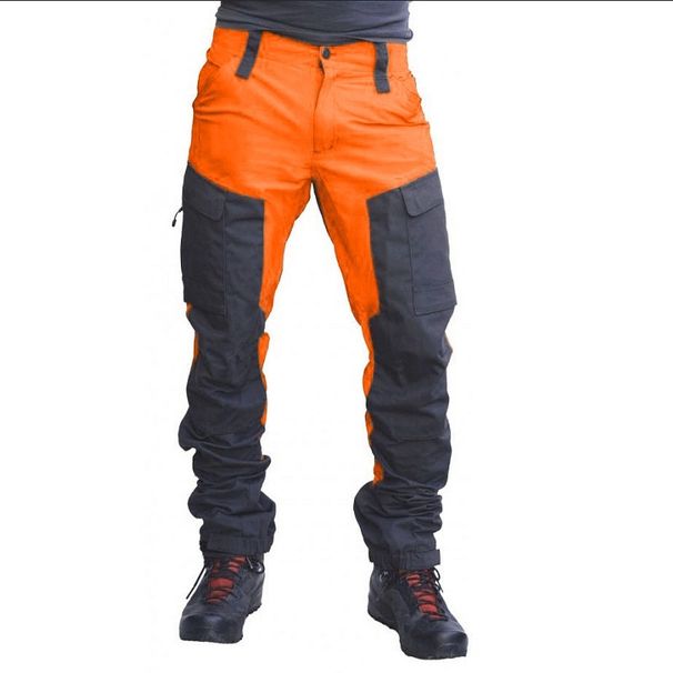 2024 Frühjahr Neue Multi Pocket Trendy Workwear Mode Farbige Herren Reißverschluss Gerade Bein Hose_voghion.com