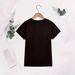 Kids’ Clothing Ins Girls Summer Letter Pattern Printed Round Neck Short Sleeved T Shirt Children's Summer Clothes_voghion.com