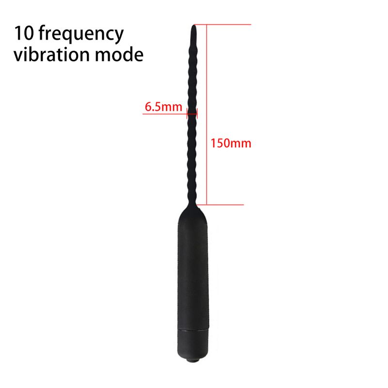 10 Speed Vibrator Catheter Plug Sex Toys For Men Urethral Vibratior Insertion Urethra Sounds Dilators_voghion.com