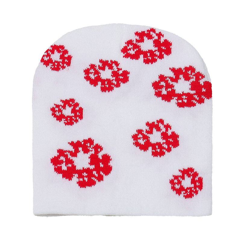 Bonnet de créateur pour homme et femme, casquette de baseball en laine tricotée à la main, casquette de crâne, ajustée, classique, ronde, lettre imprimée, couleur bonbon, rayures, décontractée, pour l'extérieur_voghion.com