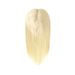 Durable Lace Center 100% Human Hair Topper For Women, Hair Top Pieces 4 Clips In Topper Blonde Color #613 Hair Length 12 Inches_voghion.com