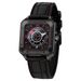 BERNY Automatic Watches For Men Fashion 10ATM Waterpoof Fluororubber Strap Mechanical Square Watch With Date Super Luminous Sapphire Wrist Watch_voghion.com