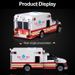 660pcs American Ambulance Model Building Block Brick Educational Assembly Toy Children Boy Gift_voghion.com