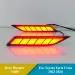 2Pcs LED Rear Bumper Light Reflector Running Lights Brake Dynamic Turn Signal Rear Fog Lamp For Toyota Yaris Cross 2023 2024_voghion.com