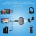Trasmettitore audio Bluetooth 5.0 USB-C Adattatore USB di tipo C Gioco Chat vocale Aptx LL per Nintendo Switch PC TWS TV PS4, Plug&Play_voghion.com