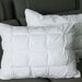 Twist Wave Hotel Pillow - Ultra-Soft Microfiber Low-Profile Pillow For Adults (50x66cm, White, Breathable, Lightweight 1.1-2lbs)_voghion.com