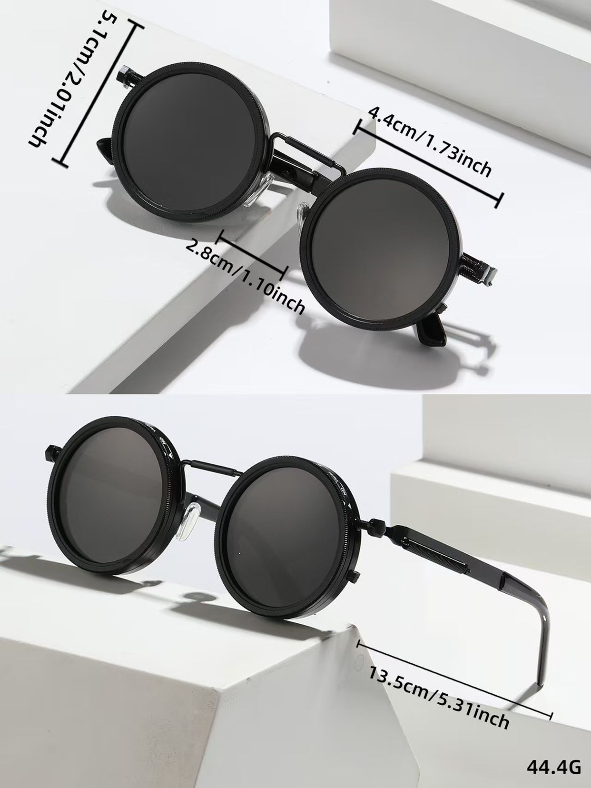 Polarisierte Damen-Sonnenbrille mit High-End-Gefühl, 9-stufige ND-einstellbare Lichtreduzierung für Herren, Fahrer und_voghion.com