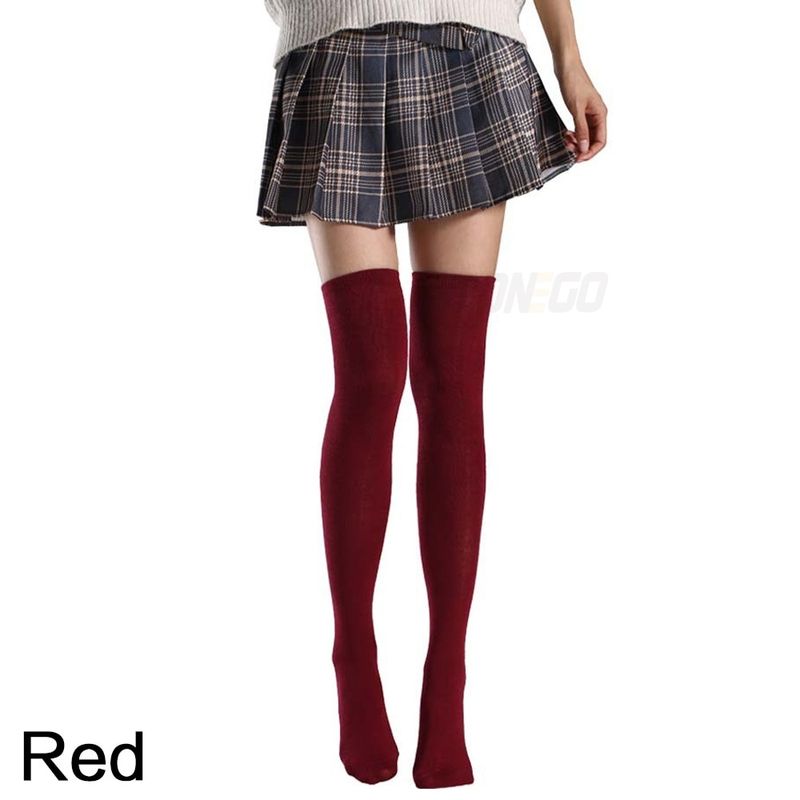 Modische Bein-Damen-Over-Solid-Wärmer-Kniestrümpfe, 5 Farben optional_voghion.com