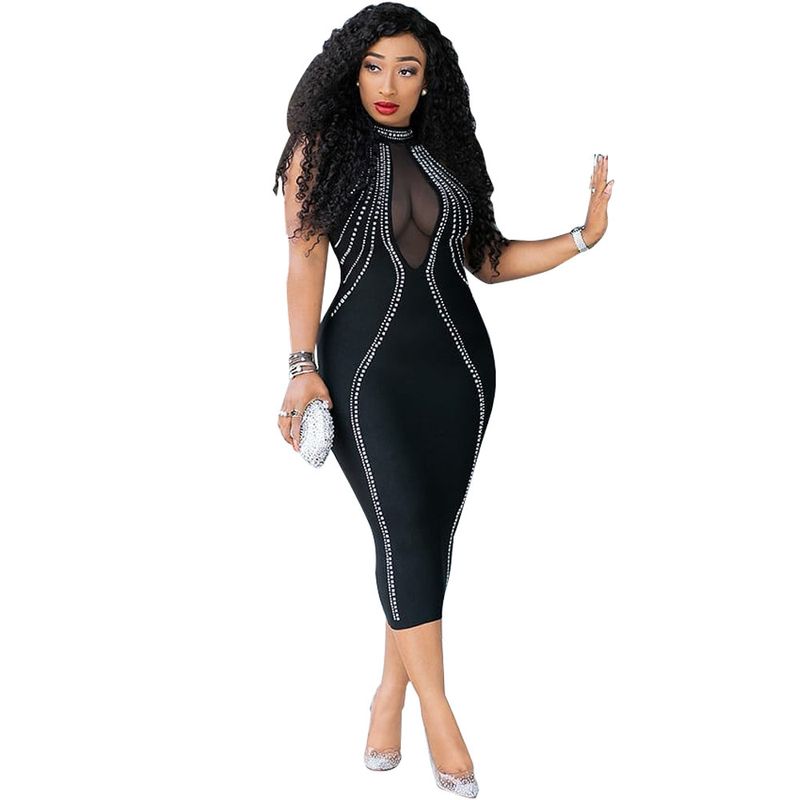 Damenmode-Hot-Diamant-Kleid mit rückenfreiem Reißverschluss_voghion.com