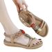 G923-1 Lente en zomer 2024 Nieuwe zachte platte sandalen Dames All-match Fashion Elastische band Lichtgewicht sandalen_voghion.com