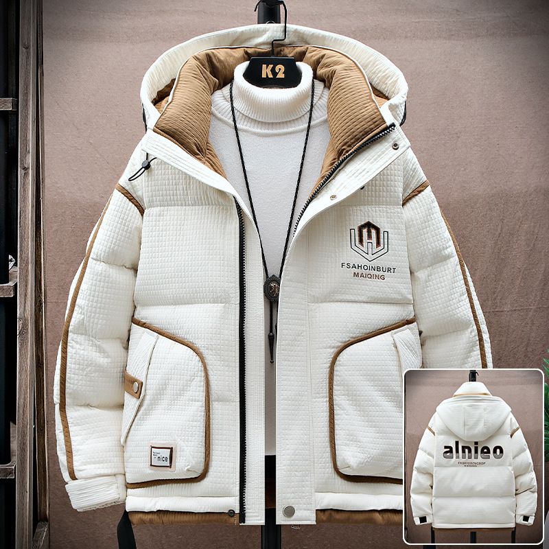 Inspirierte Winterjacke für Herren – Dicker Baumwollmantel mit Kapuze, locker sitzende Freizeitoberbekleidung, Streetwear-Mode_voghion.com