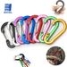 10 pezzi moschettone clip mini portachiavi in lega di alluminio moschettone clip anelli a D per campeggio all'aperto escursionismo pesca zaino in spalla 2023_voghion.com