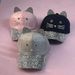 Meisjes kattenoren (gestoomd kat-oorvormig brood) hoed schattig mode strass meisje Koreaanse versie diamant ingelegd_voghion.com