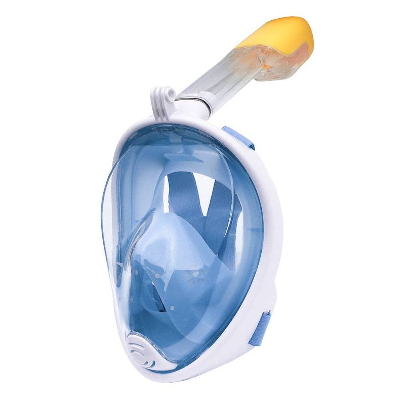 Mască de scufundare Mască de scufundare, mască de scufundare cu câmp vizual de 180 de grade cu design panoramic pe toată fața, cameră de mișcare compatibilă cu scufundări pentru adulți și copii_voghion.com