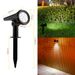 Solar Garden Lights Outdoor Waterproof Spotlights With 3 Modes (White/Warm/RGB) - LED Landscape Lighting For Trees, Plants, And Pathways_voghion.com