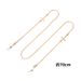 Accessori Occhiali da sole con croce in metallo simmetrica per donna Semplice ed elegante Corda antiscivolo per appendere la maschera a catena_voghion.com