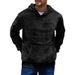 New Youth Hooded Double-Sided Fleece Winter Pullover Sweatshirt Men Top_voghion.com
