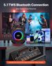 Karaoke Machine For Adults 6.5 In Portable Bluetooth Speaker With 2 Wireless Mic_voghion.com