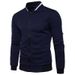2024 European size new zipper hoodie men's solid color cardigan jacket_voghion.com