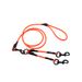 PVC Waterproof Pet Supplies One-To-Two Round Double Lead Dog Walking Leash For Large Medium Small Dogs_voghion.com