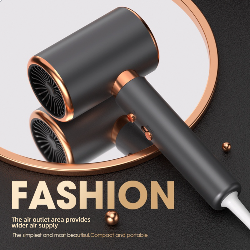 Professional Hair Dryer – 2400W High-Speed DC Motor With Ionic Care – 3 Heat/Cool Settings & Overheat Protection – Salon & Home Use_voghion.com