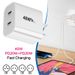 40W Dual USB C Schnellladegerät Typ C Netzteil für iPhone Samsung_voghion.com
