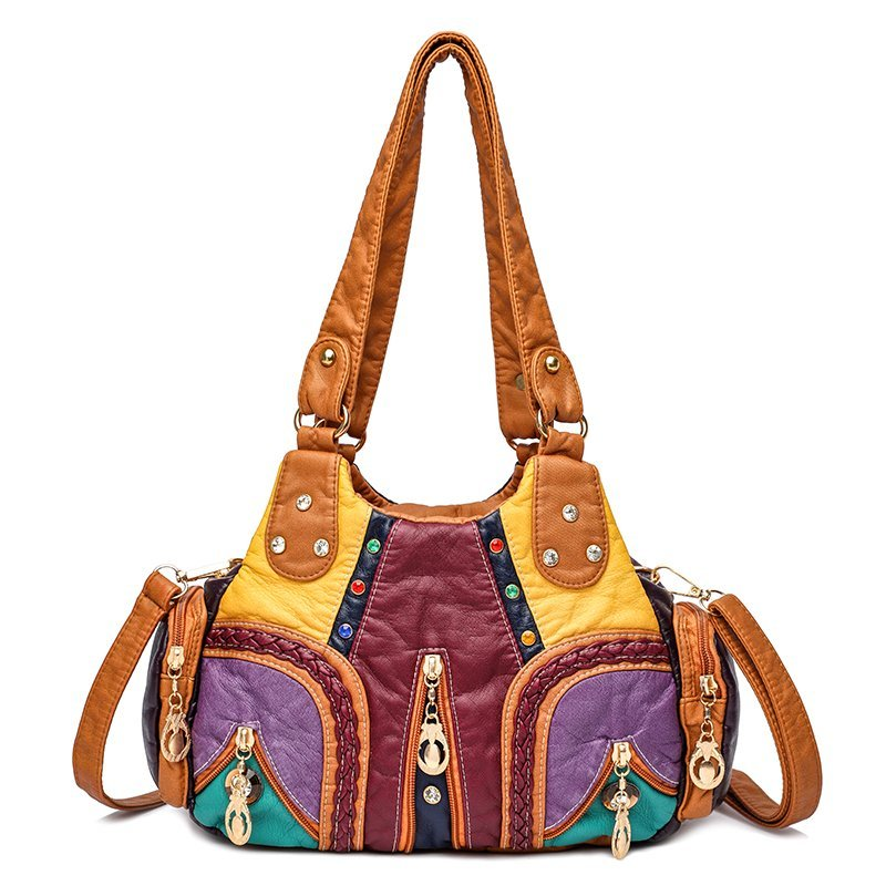 Borsa da donna in pelle PU di nuova moda Designer Borsa a tracolla morbida di grande capacità Borsa a tracolla di alta qualità Borsa femminile_voghion.com